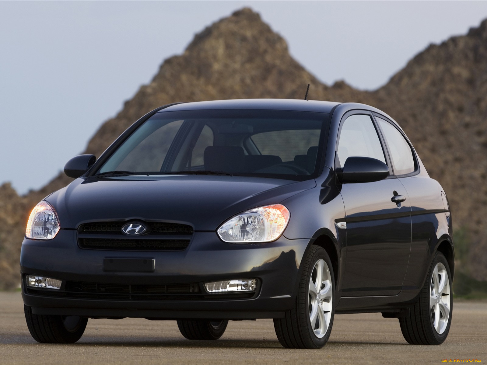 hyundai, accent, 